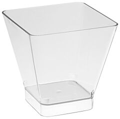 Kom vierkante stijl 20cl (70x70x67mm) Transparant