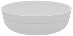 Hu melamine ronde schaal 184 x (6 Pack) 1000ml (60mm) Wit