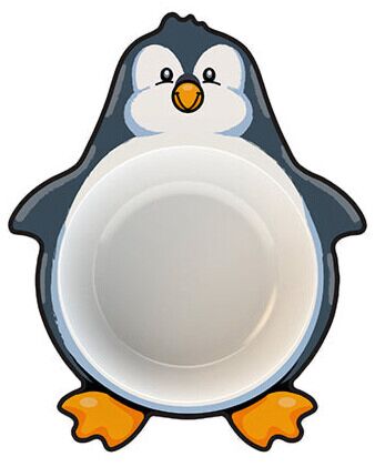 Melamine Junior Dish 150ml (170x138x35mm) Penguin