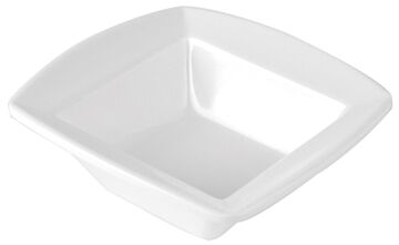 Melamine Reef Kleine Vierkante Schaal 60ml (100x100x37mm) Wit