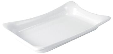 Melamine 1-4 Fleur Crock-Inzet 0.7L (270x160x45mm) Wit