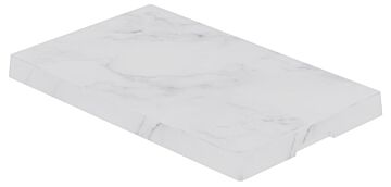 Carrara Melamine Platter (265x162x20mm) White
