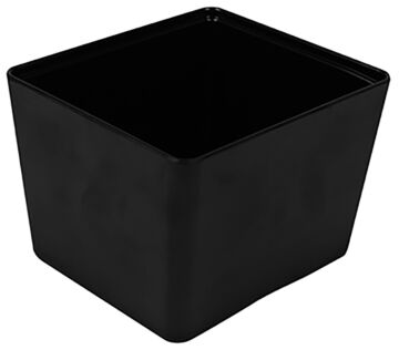 Melamine Nordic Crock 1L (147x128x100mm) Mat zwart
