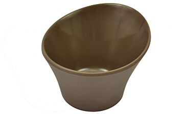 Matt Melamine Reef Small Dish 120ml (94x90x64mm) Stone