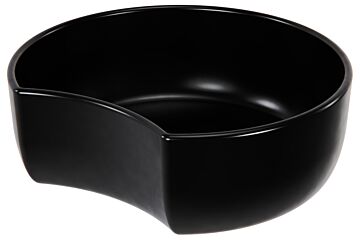 Melamine Crescent Dish w/f 5L (300x278x100mm) Black