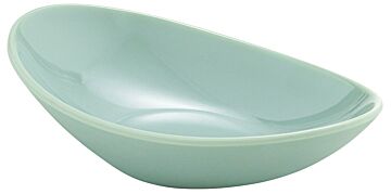 Melamine Reef Low Dish 60ml (137x82x33mm) Aqua