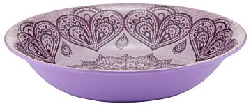Mehndi Melamine Dish 3.5L (350x350x70mm) Purple