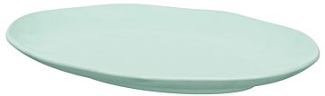 Pigment Melamine Oval Tray (280x210x30mm) Aqua