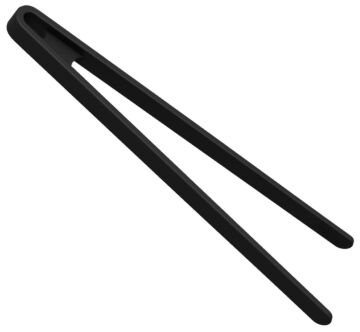 Silicone Tweezer Tong (291x68x16mm) Black