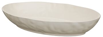 Pigment Melamine Oval Dish 3.4L (420x280x70mm) Parchment