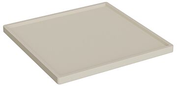 Trafalgar Melamine Square Plate Parchment