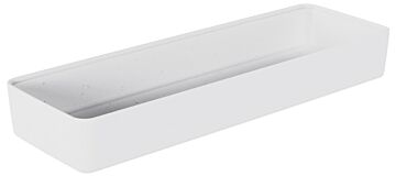 Kata gespikkelde melamine Crock 4200ml (175x520x70mm) Wit