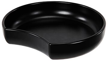 Melamine Crescent Dish w/sf 3L (300x278x63mm) Black