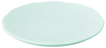 Mineral Melamine Crackle Plate (300x52mm) Aqua