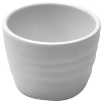 Melamine Rippled Ramekin 70 75ml (70mm) White