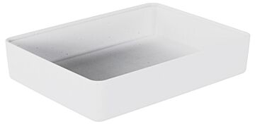 Kata Gespikkelde Melamine Crock 4200ml (260x345x70mm) Wit
