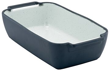 1-3 Size Marl Melamine Crock 2.3L (325x176x80mm) Steel Blue