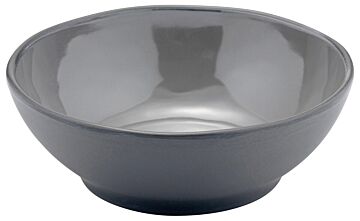 Marl Melamine Dish Charcoal