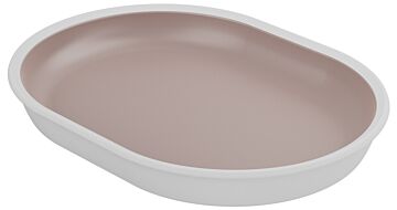 Trafalgar Melamine Dish Insert (280x210x36mm) White and Taupe