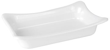 Melamine 1-4 Fleur Crock Insert D 1.1L (265x162x58mm) White