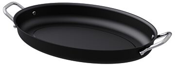 Ore RVS ovaal 2.17L (400x225x60mm) Zwart