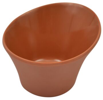 Melamine Reef Small Dish 120ml (94x90x64mm) Matt Terracotta