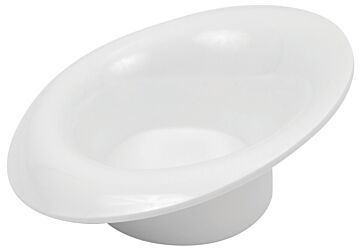 Melamine Calla Dish 45ml (101x100x49mm) White
