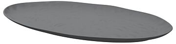 Pigment Melamine Oval Tray (530x325x30mm) Agate Grey