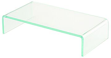 Glass Effect Acrylic Food Display Step (240x120x50mm) Clear