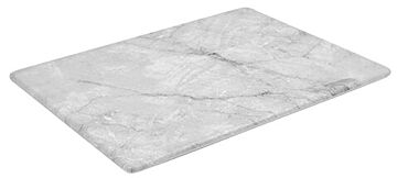 Marble Effect Melamine Platter (400x300x14mm) White
