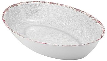 Casablanca Melamine Dish 3.8L (420x280x70mm) White