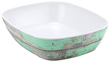 1-2 Size Tura Melamine Crock 3.5L (265x325x80mm) Rustic Teal