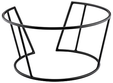 Mini ronde buffetstandaard (430x221x378mm) Zwart