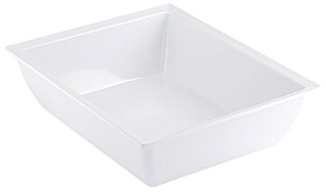 1-2 Size Melamine Classico Crock 4L (325x265x90mm) White