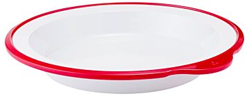 Omni Large Deep Plate w/ 550ml (240x230x35mm) W/ Red