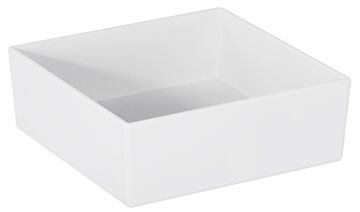Melamine Bento Box Square Inserts White