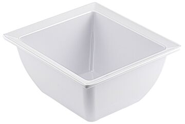 1-6 Size Melamine Classico Crock 1L (176x162x90mm) White