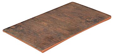 Melamine Platter Rustic Wood