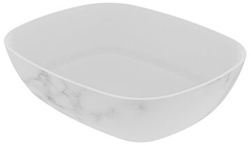 Carrara Melamine Crock 3.5L (265x325x80mm) White