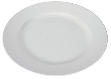 Melamine Basic Plate (250mm) Polar White