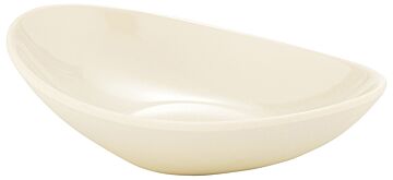 Melamine Reef Low Dish 60ml (137x82x33mm) Parchment