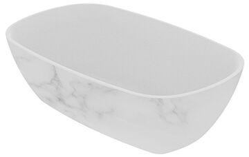 Carrara Melamine Crock 1.5L (265x162x80mm) White