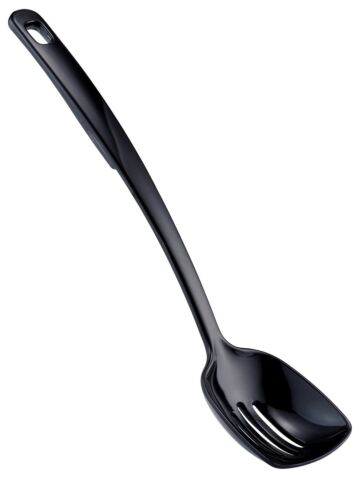 Melamine Slotted Spoon (310mm) Black