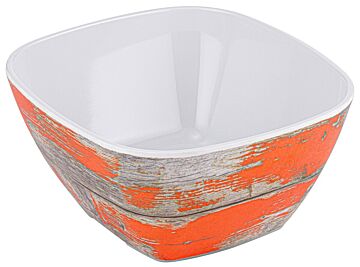 1-6 Size Tura Melamine Crock 1L (176x162x80mm) Rustic Orange