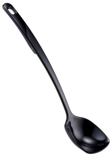 Melamine Solid Spoon (250mm) Black