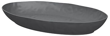 Pigment Melamine Oval Dish 5L (530x325x70mm) Agate Grey