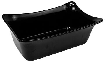 1-4 Size Melamine Fleur Crock w/SF 2L (265x162x100mm) Black