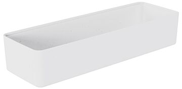 Kata gespikkelde melamine Crock 6650ml (175x520x100mm) Wit