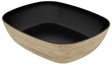 1-2 Size Tura Melamine Crock 3.5L (265x325x80mm) Black