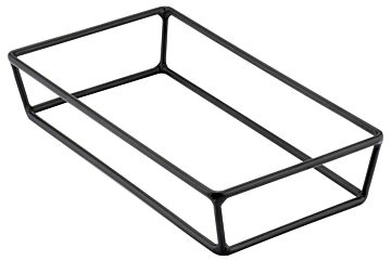 Rechthoekige buffetstandaard (245x151x54mm) Zwart